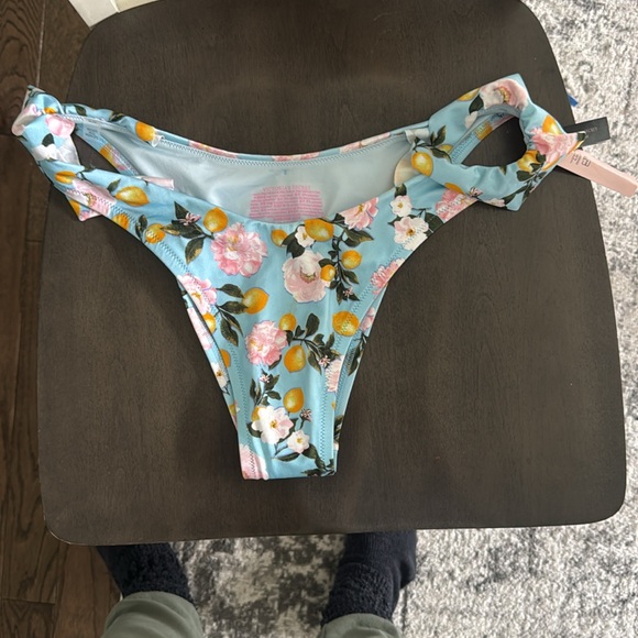 Victoria's Secret Floral Headband - Blue and Pink - Picture 3 of 10